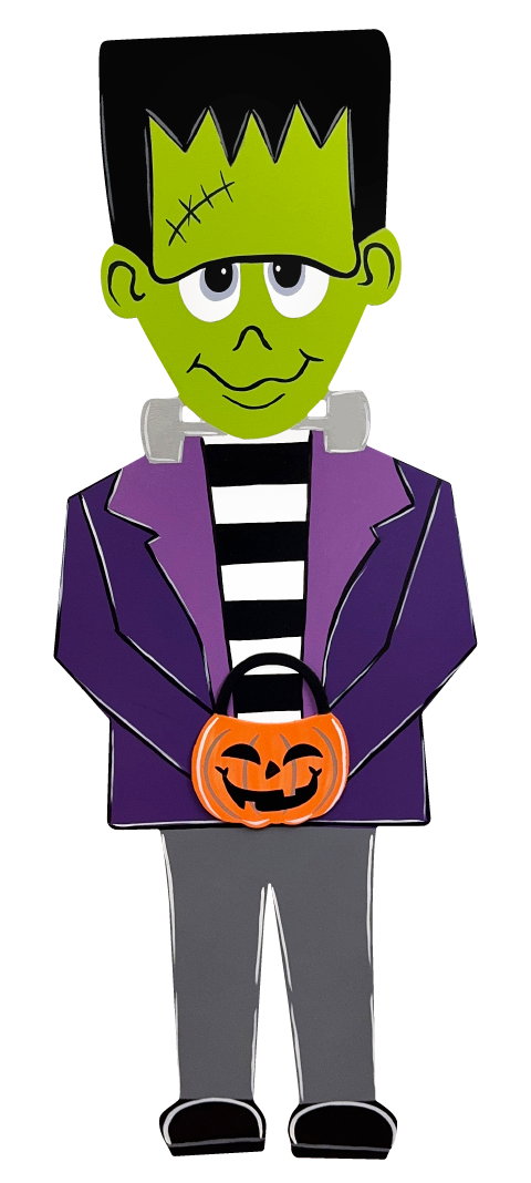 ASHLEY NICOLE DESIGNS FRANKENSTEIN WITH PUMPKIN