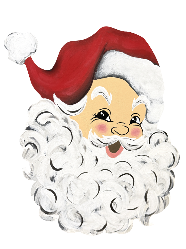 ASHLEY NICOLE DESIGNS OLD FASHIONED SANTA HEAD
