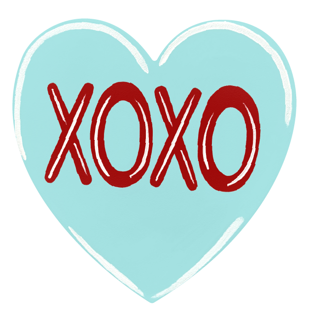 ASHLEY NICOLE DESIGNS XOXO HEART
