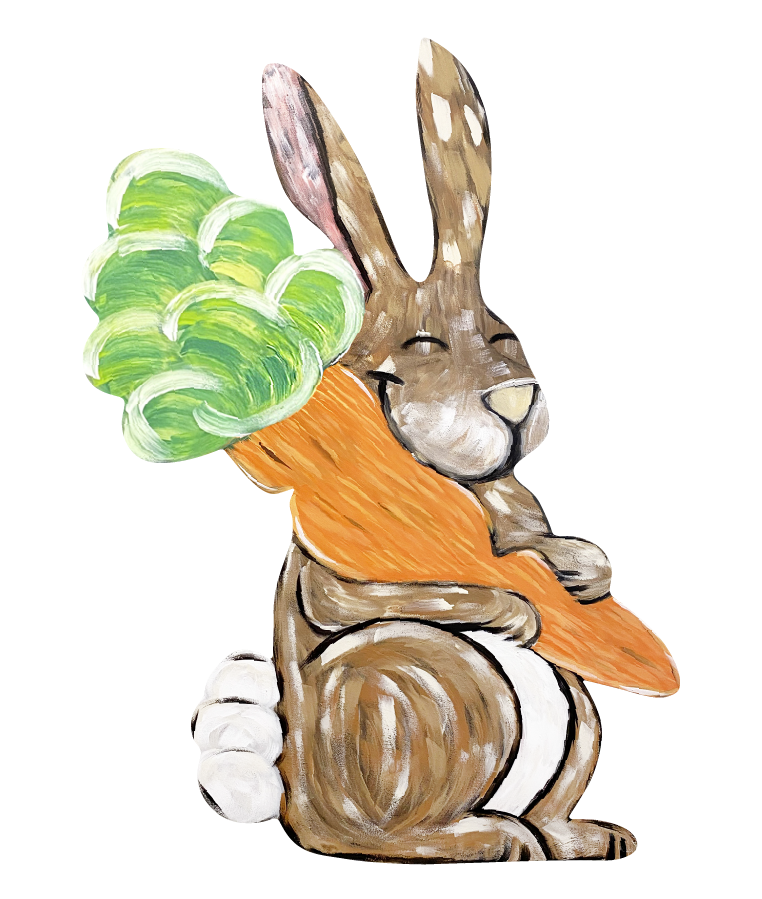 ASHLEY NICOLE DESIGNS RABBIT WITH CARROT