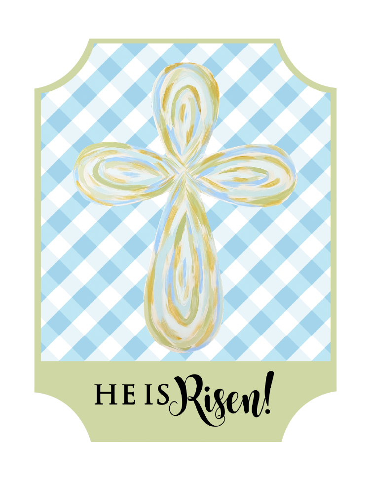 ASHLEY NICOLE DESIGNS HE IS RISEN PLAQUE