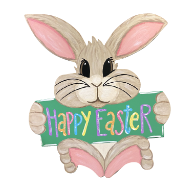 ASHLEY NICOLE DESIGNS HAPPY EASTER BUNNY