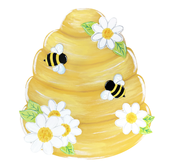 ASHLEY NICOLE DESIGNS BEEHIVE WITH FLOWERS