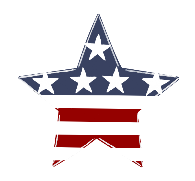 ASHLEY NICOLE DESIGNS PATRIOTIC STAR