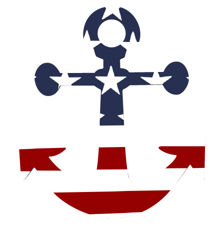 ASHLEY NICOLE DESIGNS PATRIOTIC ANCHOR