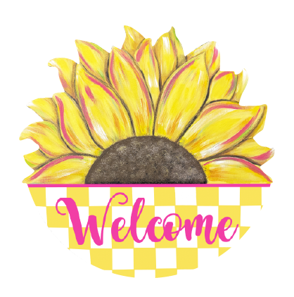 ASHLEY NICOLE DESIGNS SUNFLOWER WELCOME