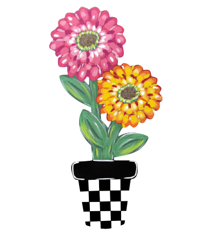 ASHLEY NICOLE DESIGNS DOUBLE FLOWER IN VASE