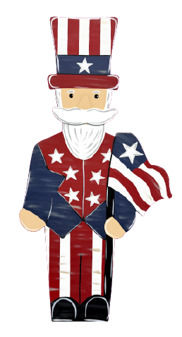 ASHLEY NICOLE DESIGNS PATRIOTIC MAN