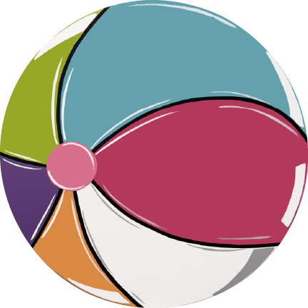 ASHLEY NICOLE DESIGNS BEACH BALL