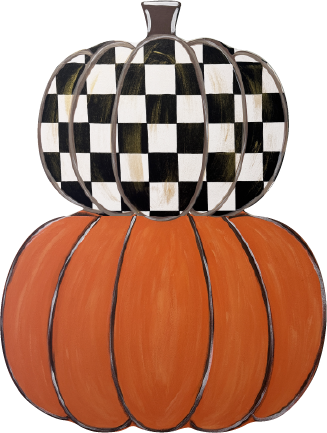 ASHLEY NICOLE DESIGNS DOUBLE PUMPKINS