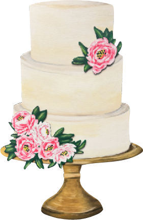 ASHLEY NICOLE DESIGNS 3 LAYERED CAKE