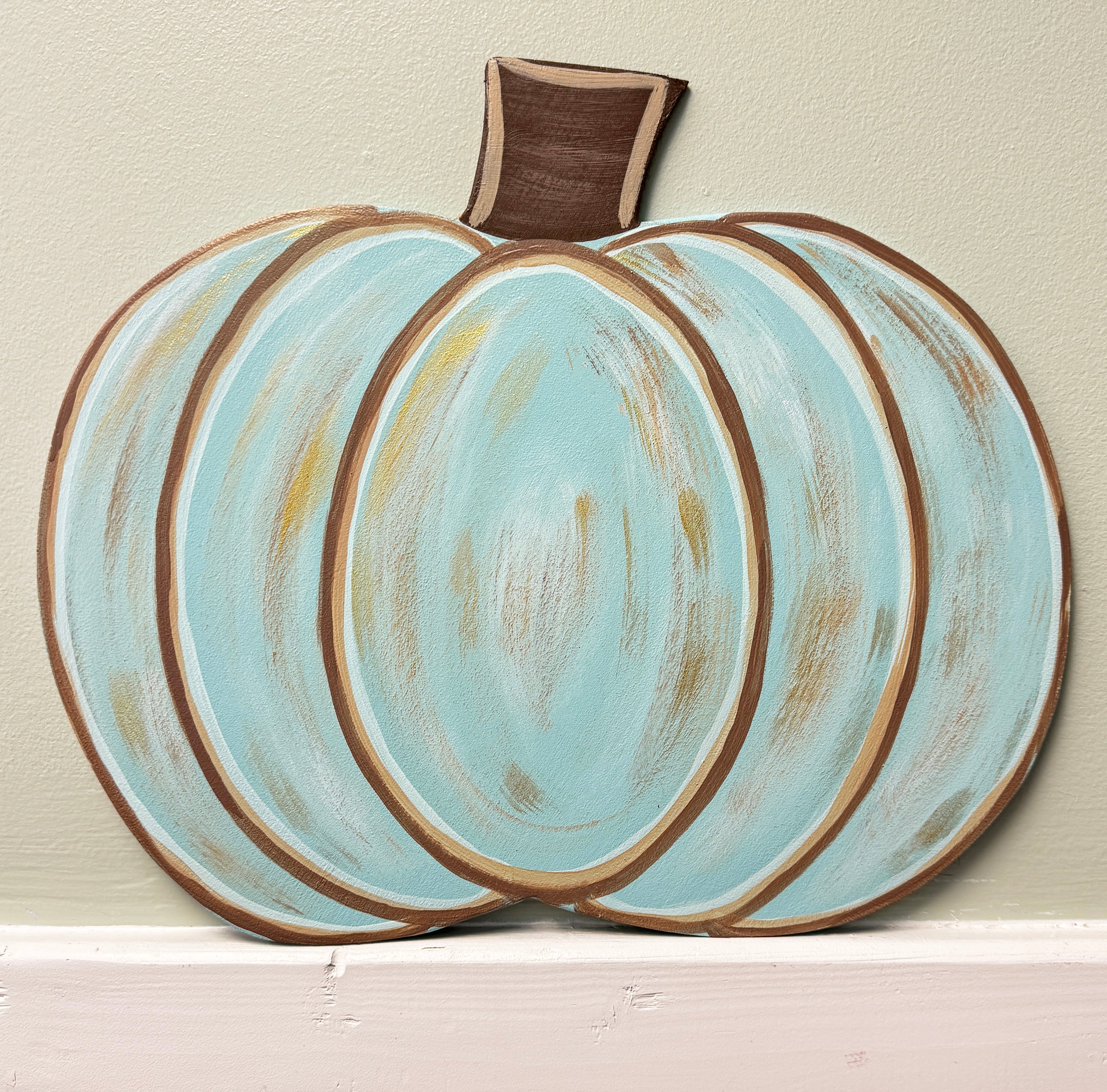 ASHLEY NICOLE DESIGNS BLUE GRAY PUMPKIN