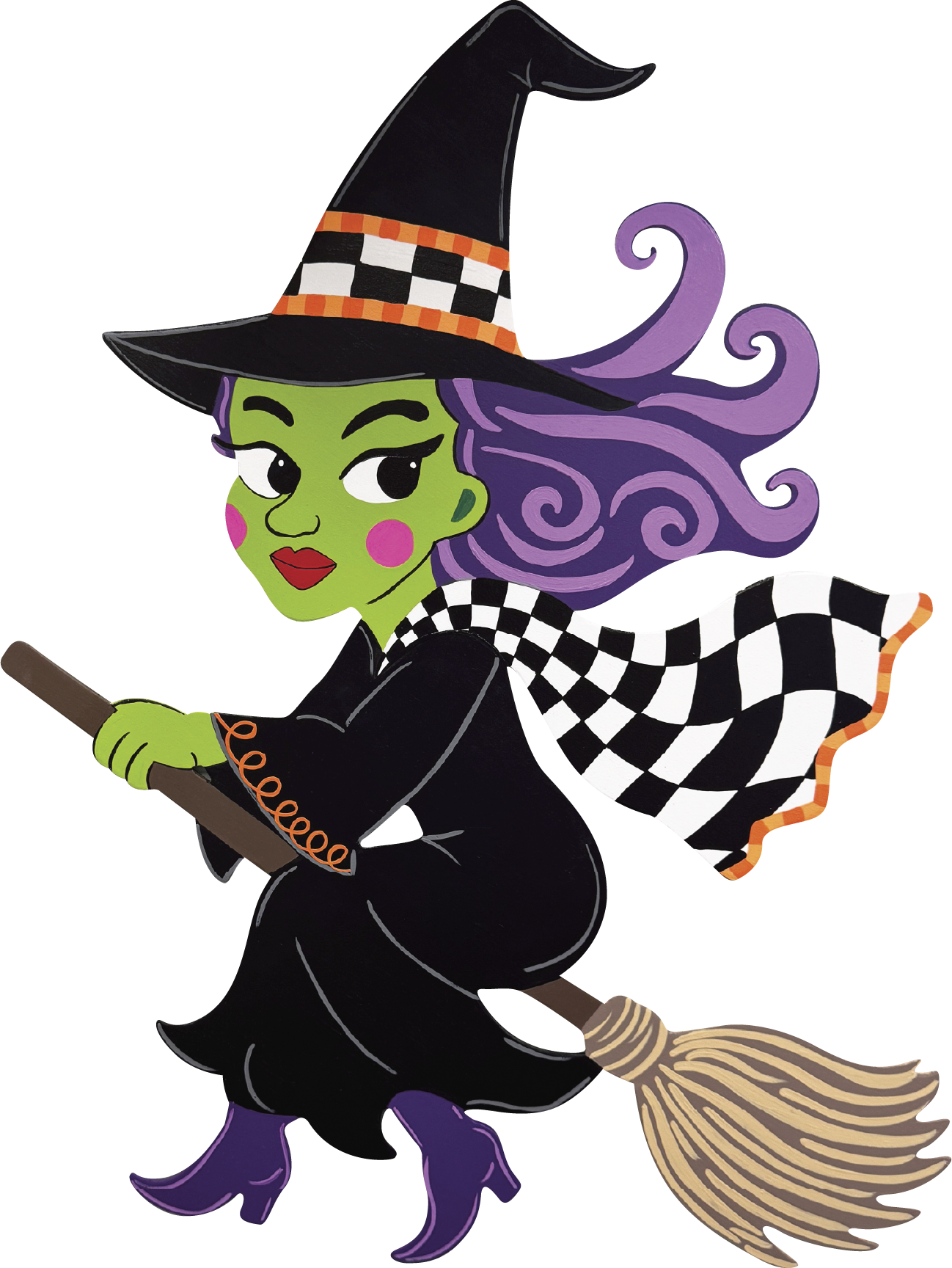 ASHLEY NICOLE DESIGNS FLYING WITCH
