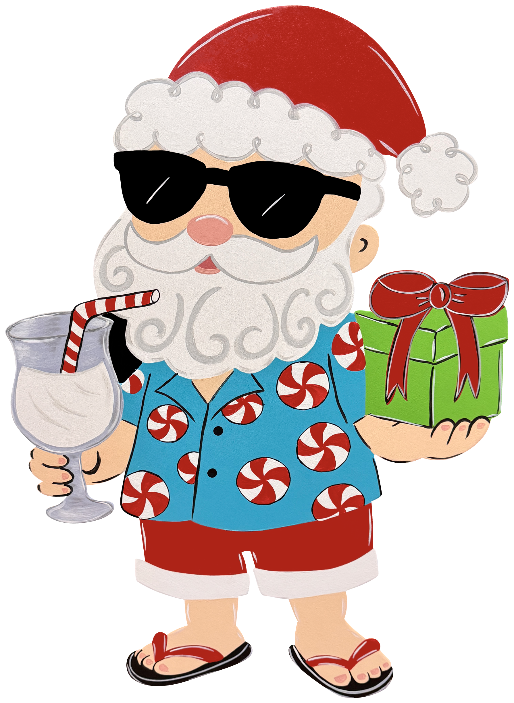 ASHLEY NICOLE DESIGNS SUMMER SANTA