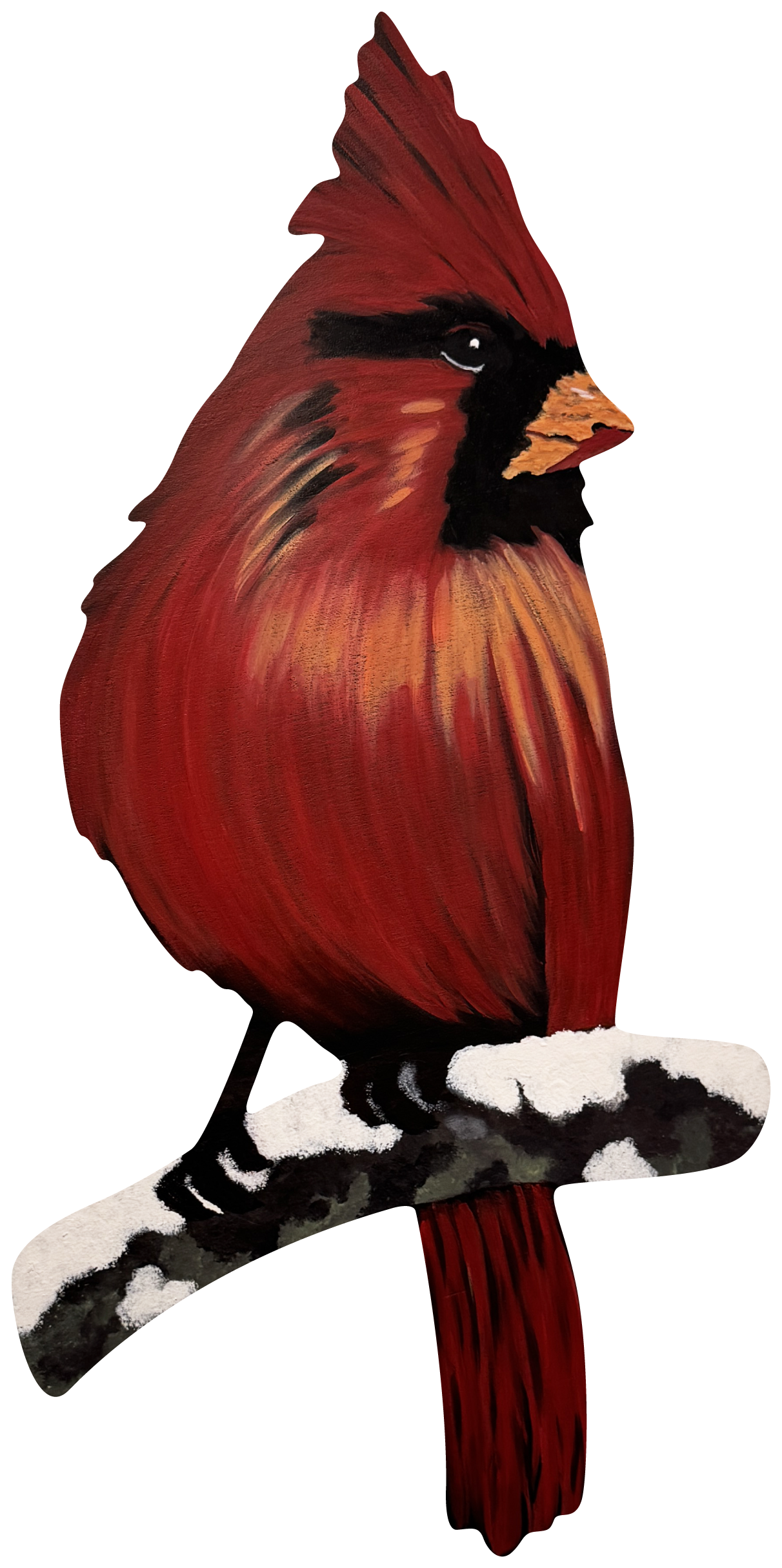 ASHLEY NICOLE DESIGNS CARDINAL ON BRANCH