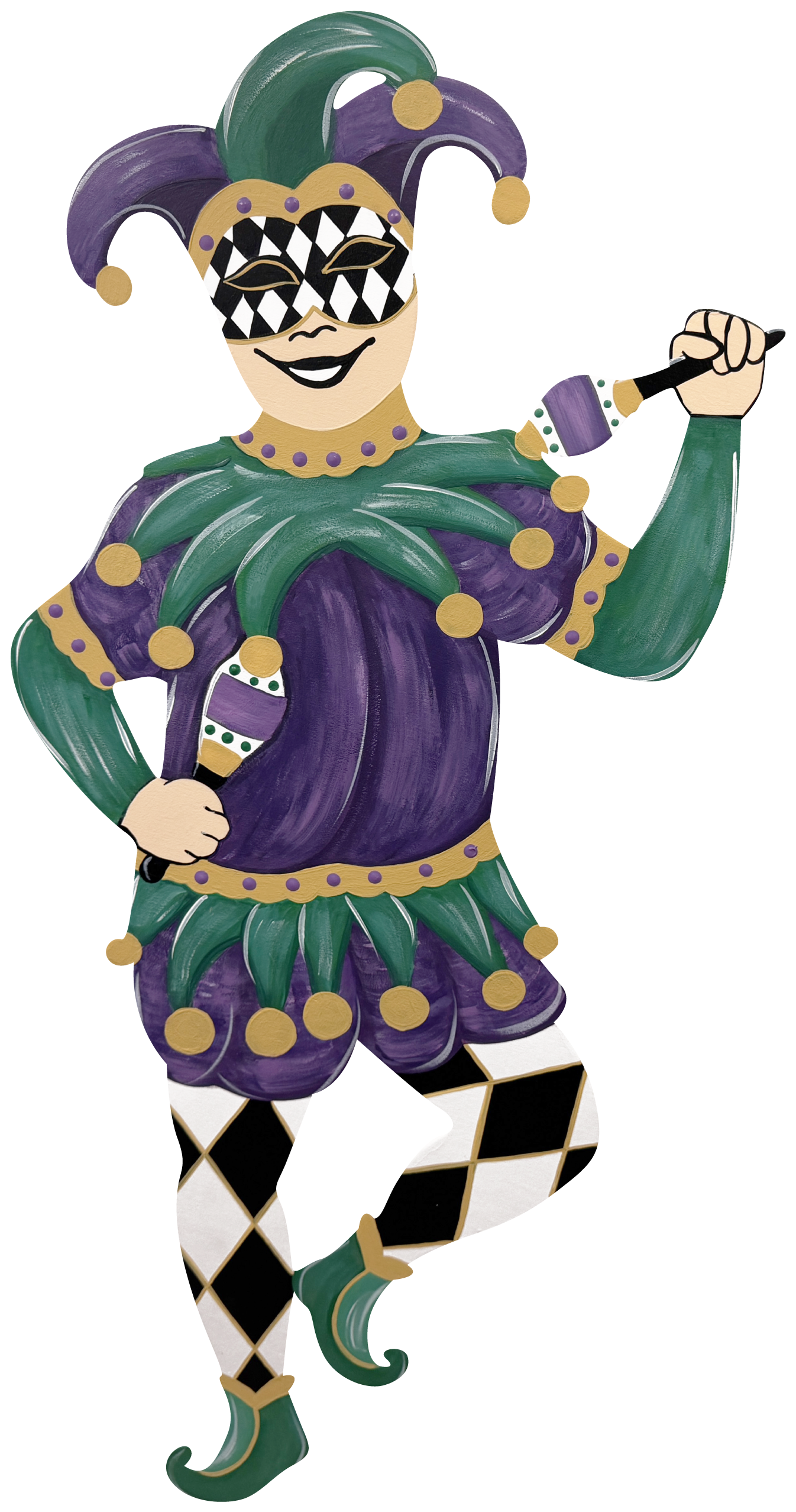 ASHLEY NICOLE DESIGNS MARDI GRAS JESTER