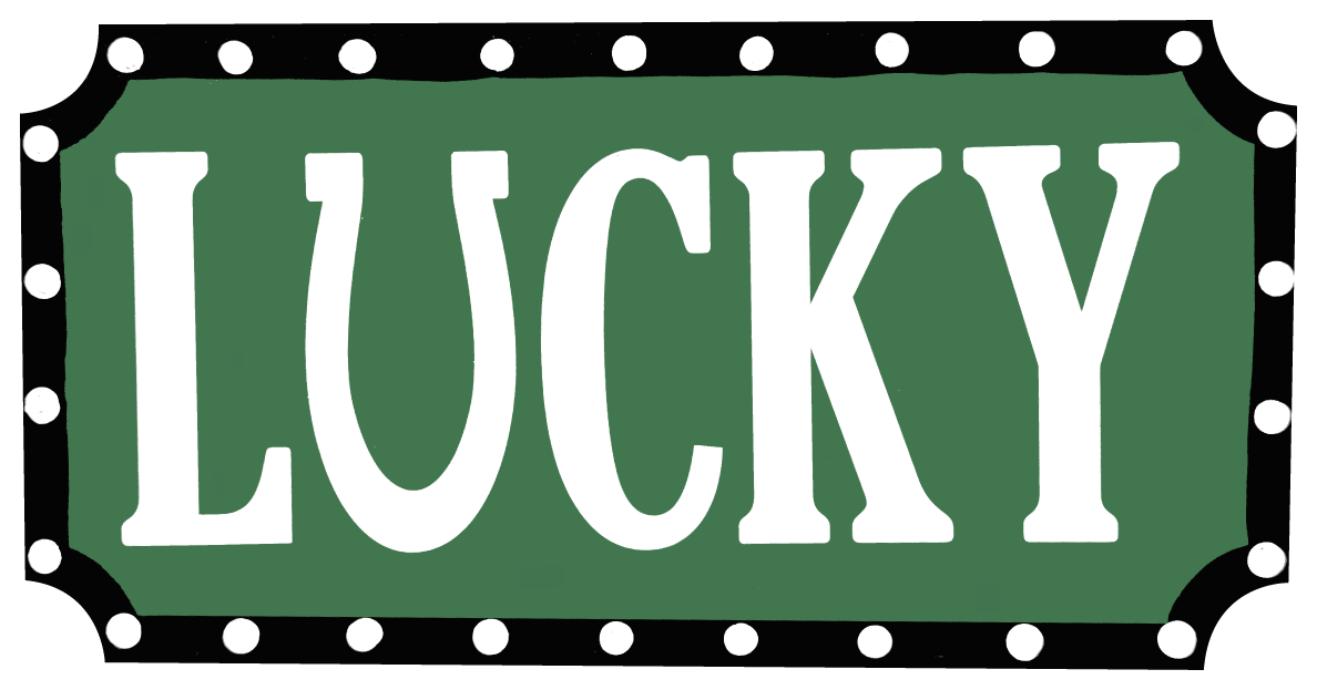 ASHLEY NICOLE DESIGNS GREEN LUCKY SIGN