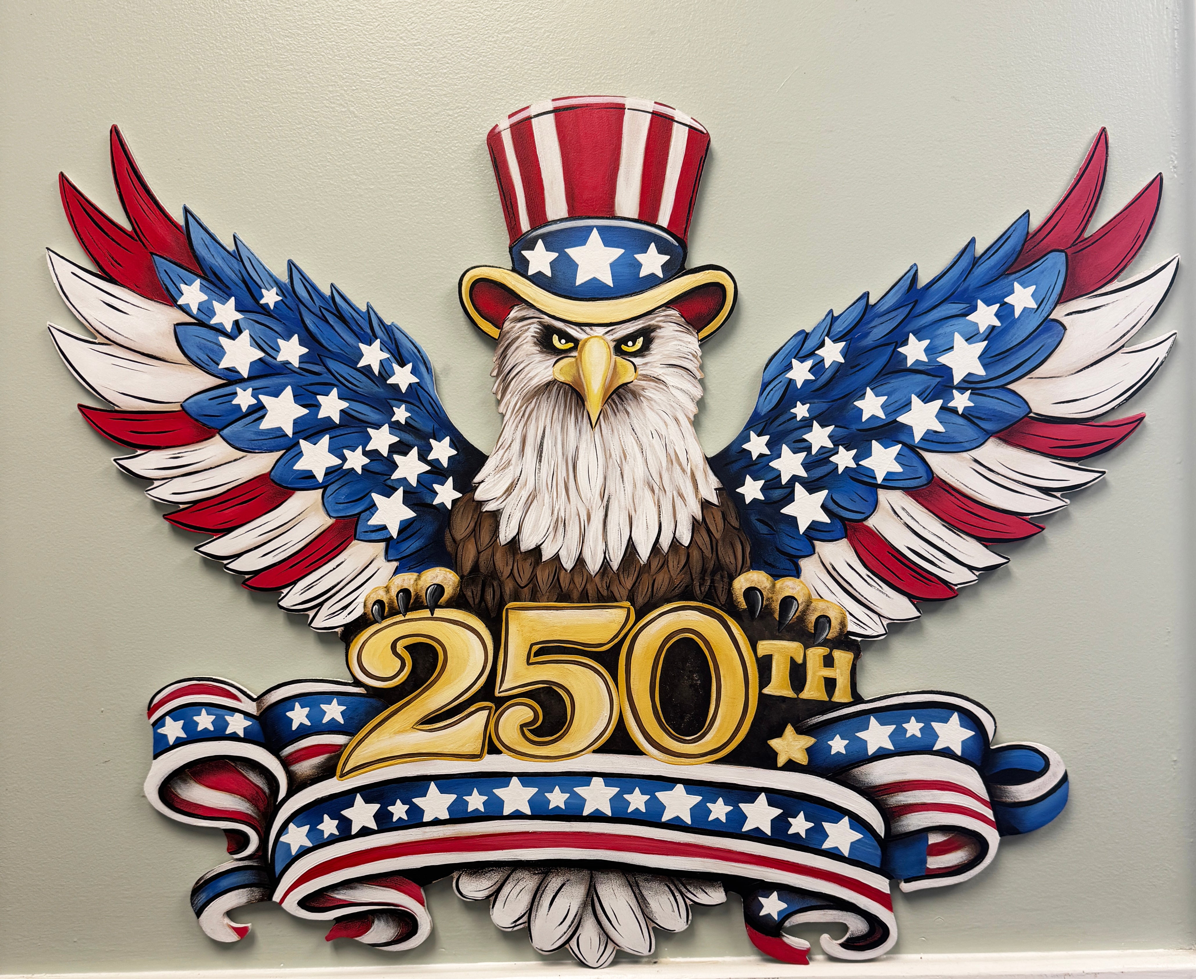 ASHLEY NICOLE DESIGNS AMERICAN EAGLE 250TH