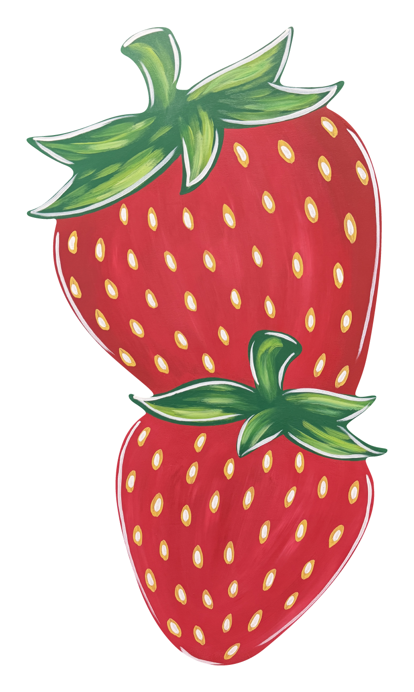 ASHLEY NICOLE DESIGNS TWO STRAWBERRYS