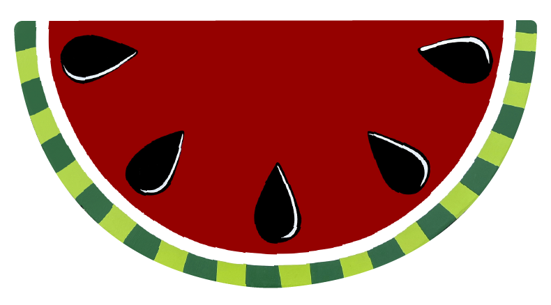 ASHLEY NICOLE DESIGNS RED WATERMELON