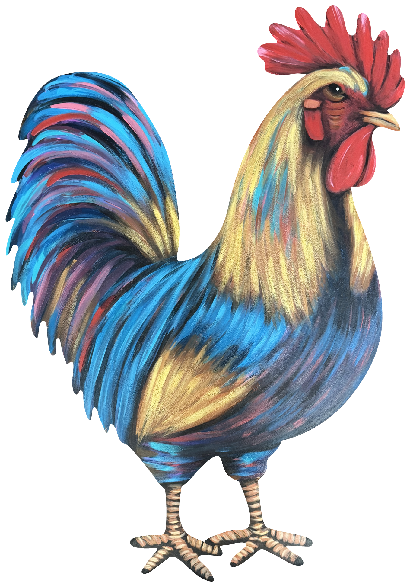 ASHLEY NICOLE DESIGNS COLORFUL ROOSTER
