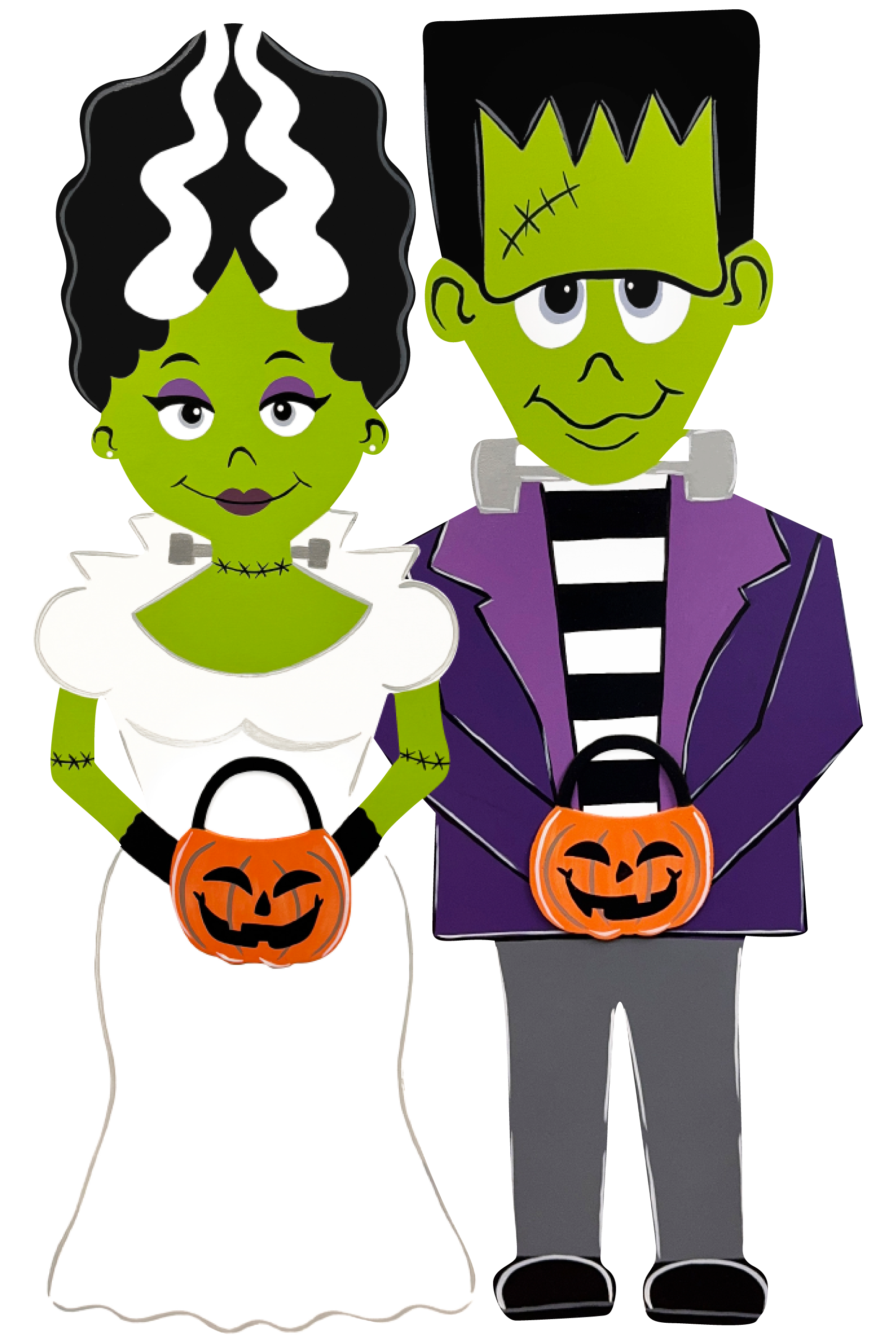ASHLEY NICOLE DESIGNS MR AND MRS FRANKENSTIN