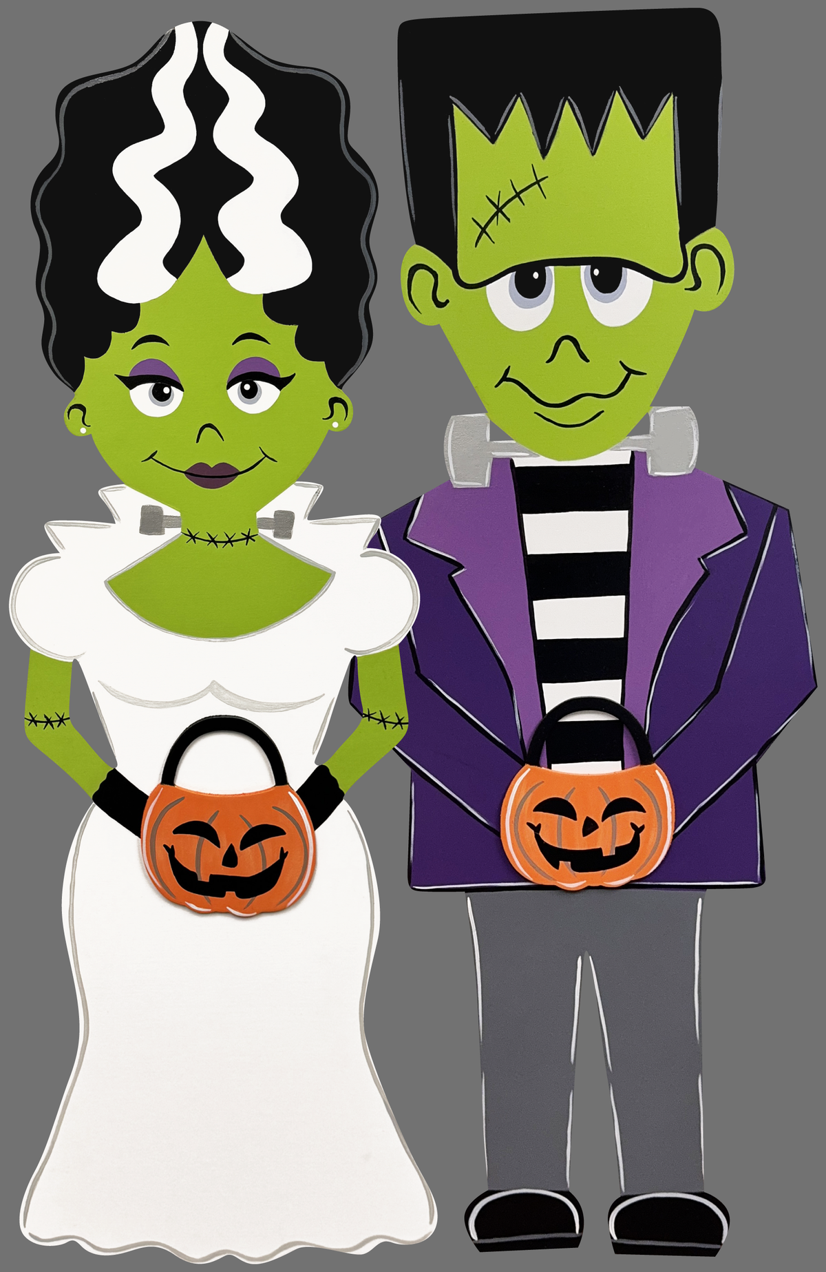 ASHLEY NICOLE DESIGNS MR AND MRS FRANKENSTIN