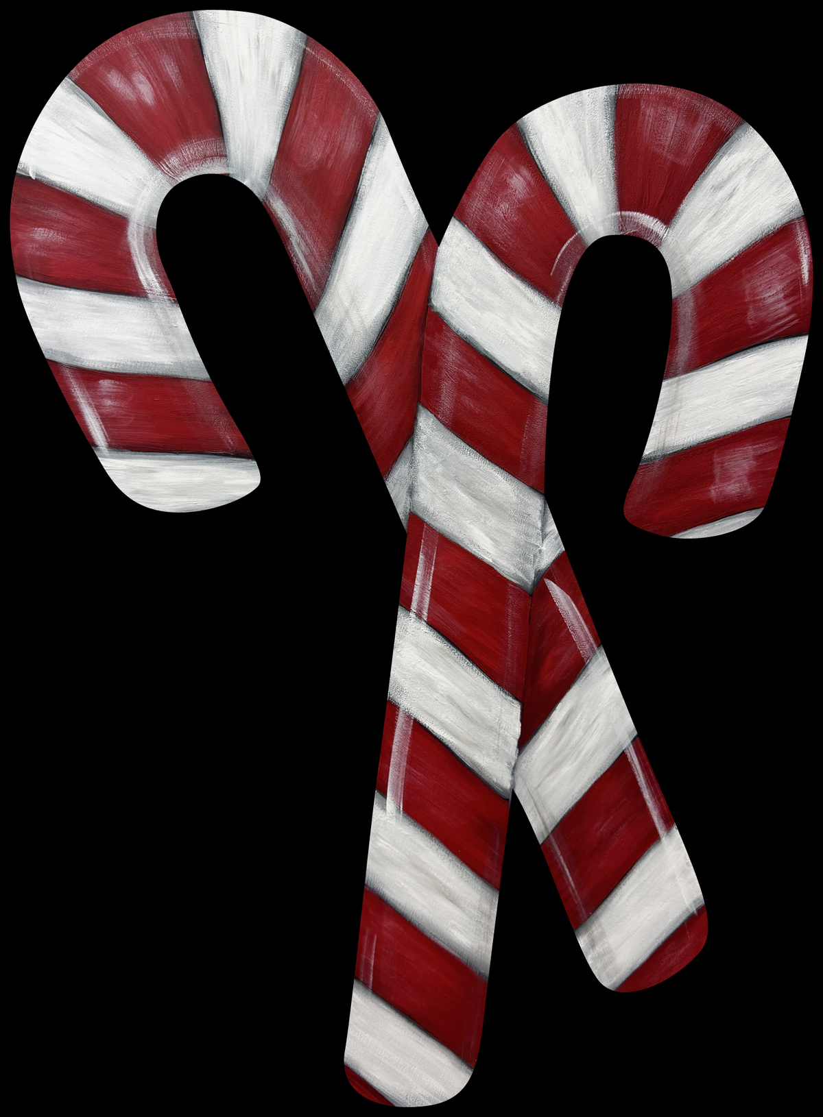 ASHLEY NICOLE DESIGNS TWO CANDY CANES