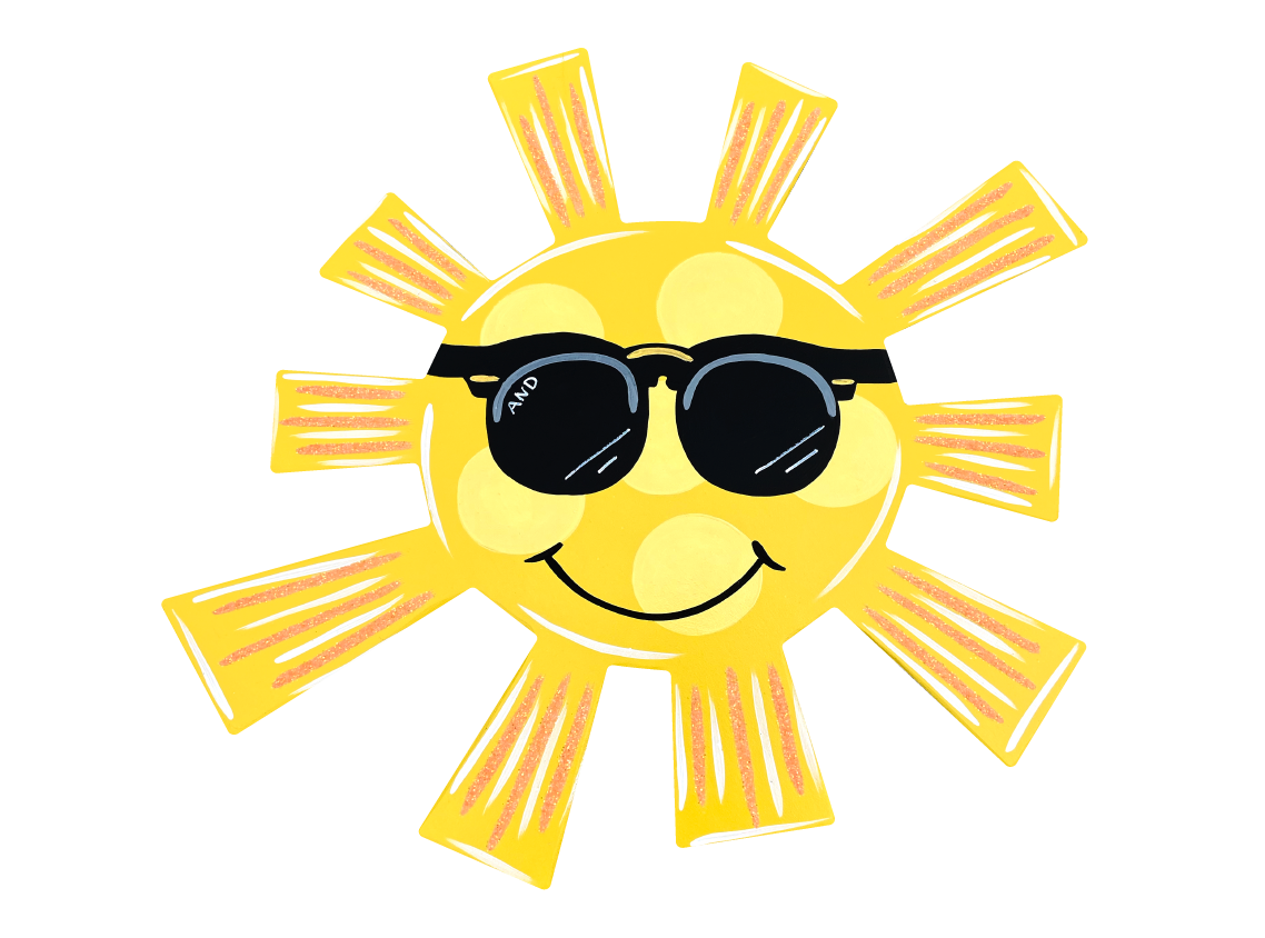 ASHLEY NICOLE DESIGNS SUN WITH SHADES