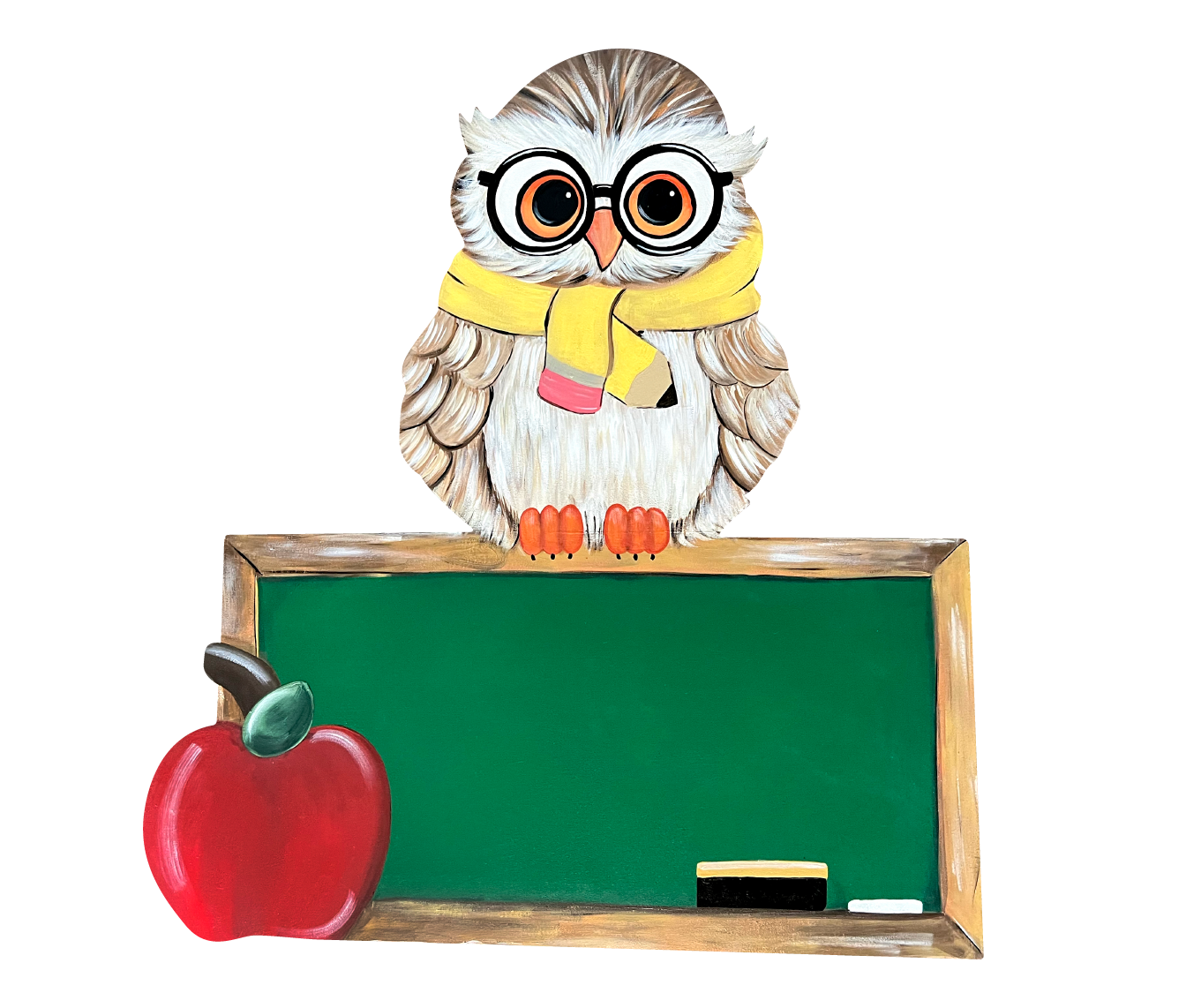 ASHLEY NICOLE DESIGNS OWL WITH CHALKBOARD
