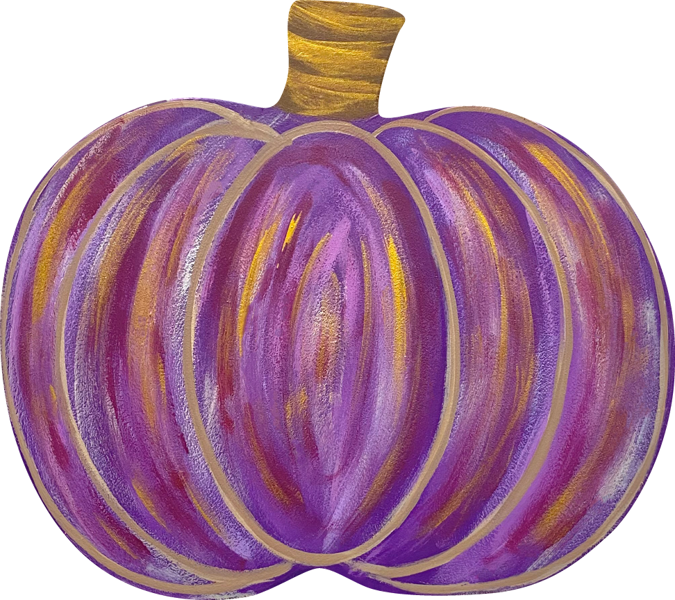 ASHLEY NICOLE DESIGNS PURPLE PUMPKIN