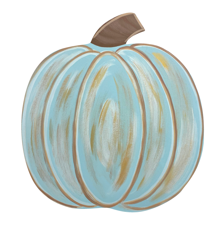 ASHLEY NICOLE DESIGNS BLUE RUSTIC PUMPKIN