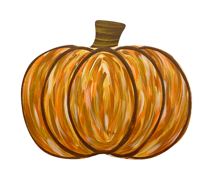 ASHLEY NICOLE DESIGNS ORANGE RUSTIC PUMPKIN