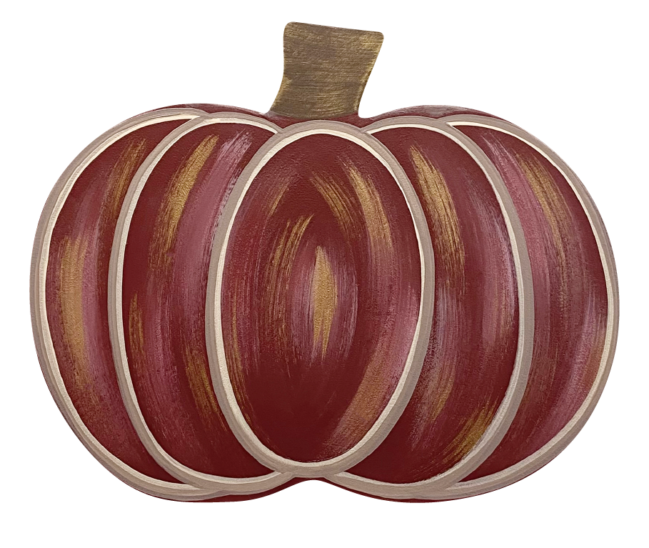 ASHLEY NICOLE DESIGNS MAROON RUSTIC PUMPKIN