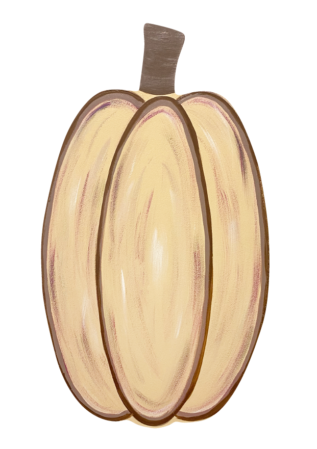 ASHLEY NICOLE DESIGNS TALL TAN PUMPKIN