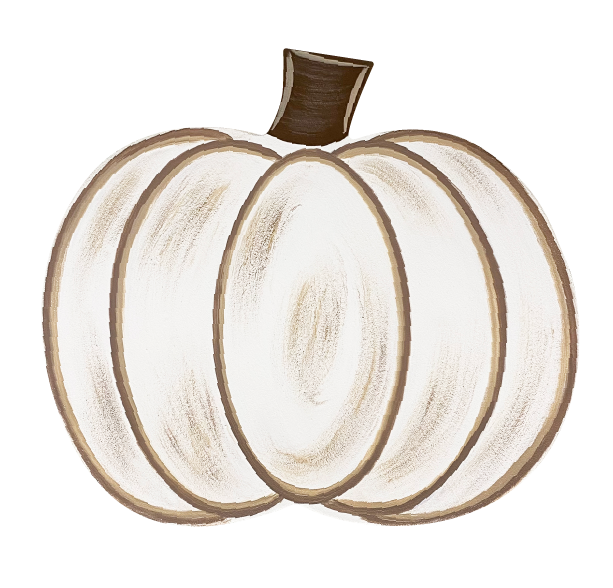 ASHLEY NICOLE DESIGNS WHITE PUMPKIN