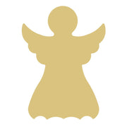Basic Shape Angel With Wings MDF Cutout Silhouette - Unfinished For DIY