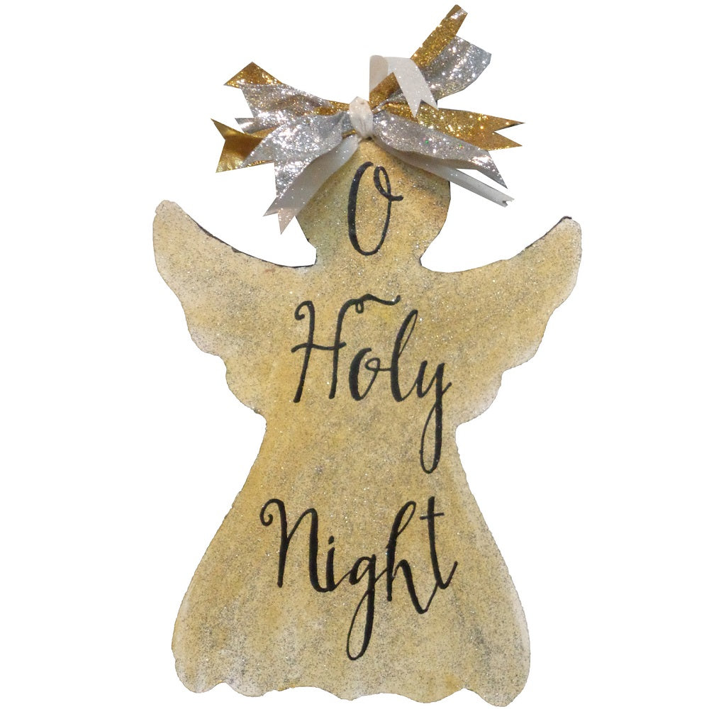 Basic Shape Angel With Wings MDF Cutout Silhouette - Unfinished For DIY