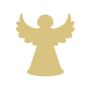 Basic Shape Angel MDF Cutout Silhouette Style 4 - Unfinished For DIY