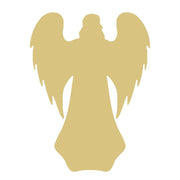 Basic Shape Angel MDF Cutout Silhouette Style 5 - Unfinished For DIY