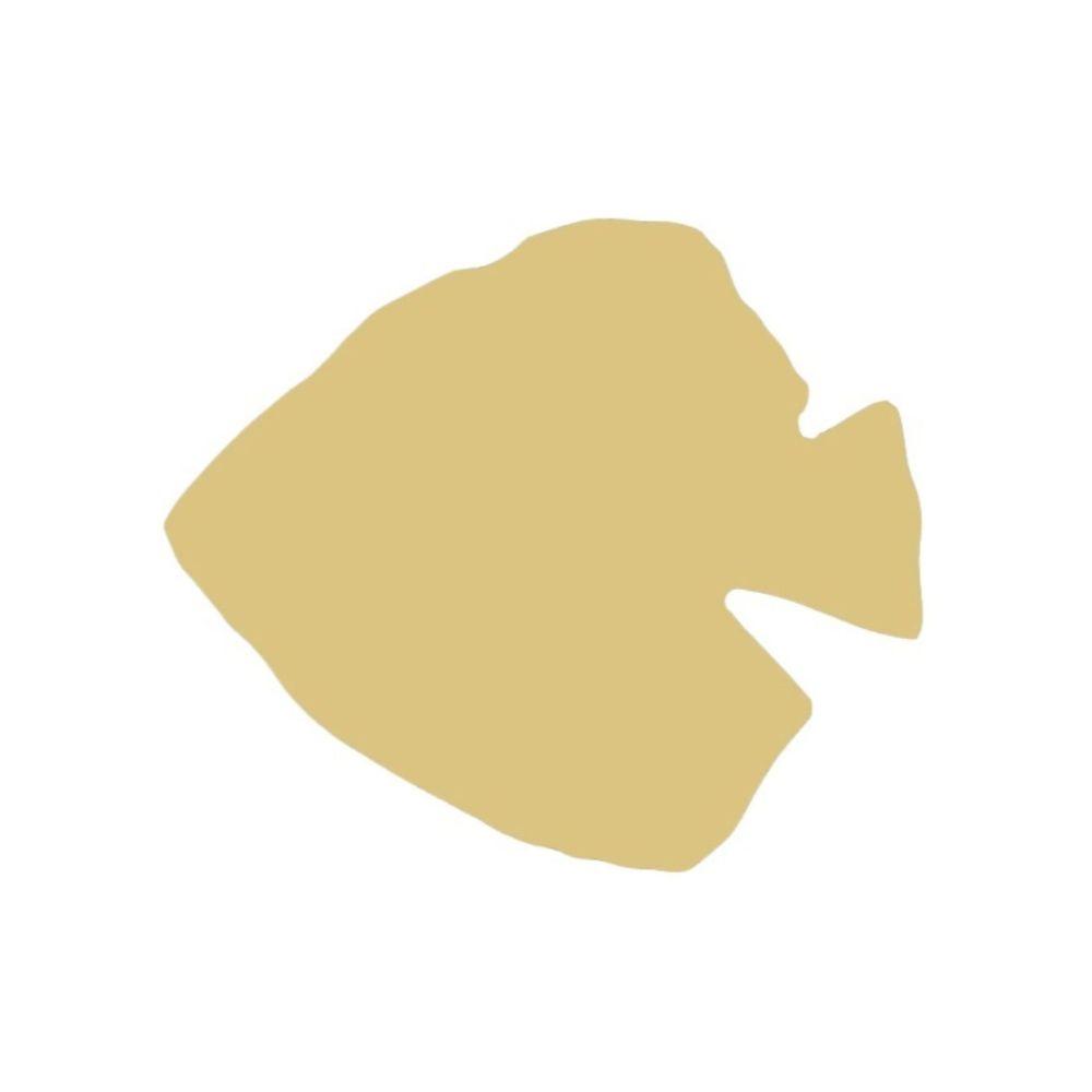 Basic Shape Angelfish MDF Cutout Silhouette Style 1 - Unfinished For DIY