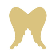 Basic Shape Angel Wings MDF Cutout Silhouette Style 2 - Unfinished For DIY