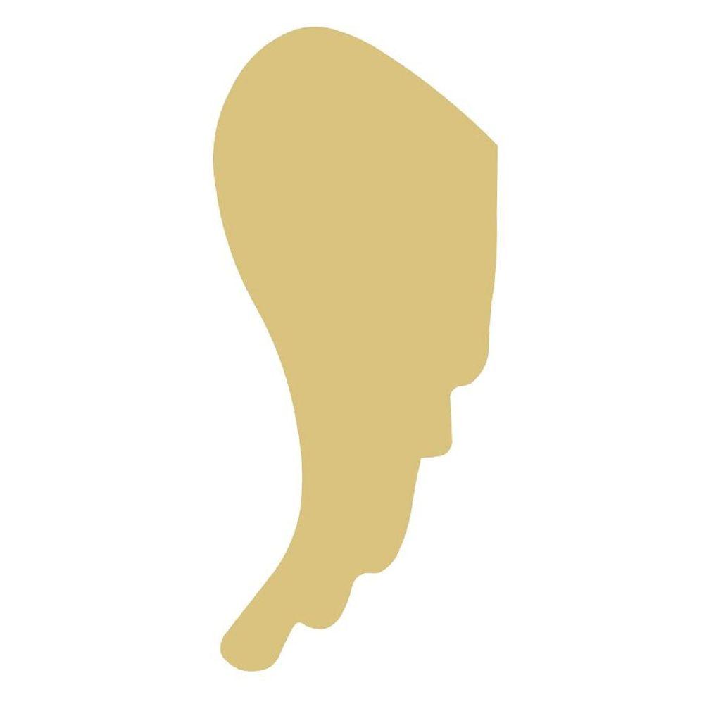 Basic Shape Angel Wing MDF Cutout - Unfinished For DIY