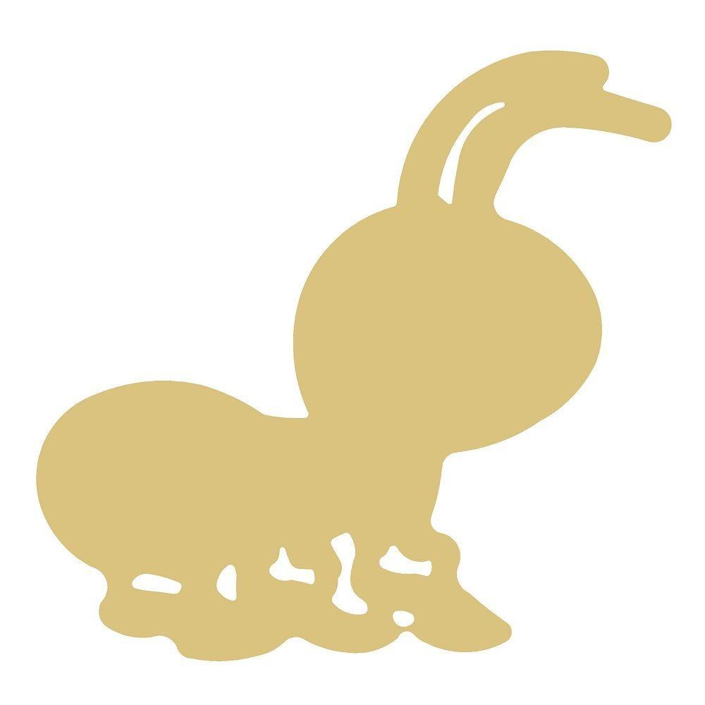 Basic Shape Ant MDF Cutout Silhouette - Unfinished For DIY