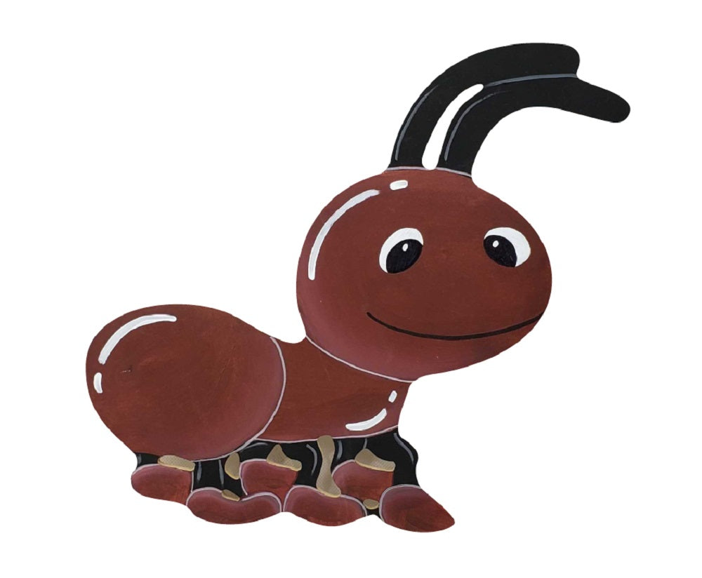 Basic Shape Ant MDF Cutout Silhouette - Unfinished For DIY