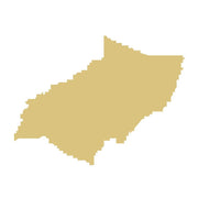 Basic Shape MDF Cutout City Of Appling Outline - Unfinished For DIY