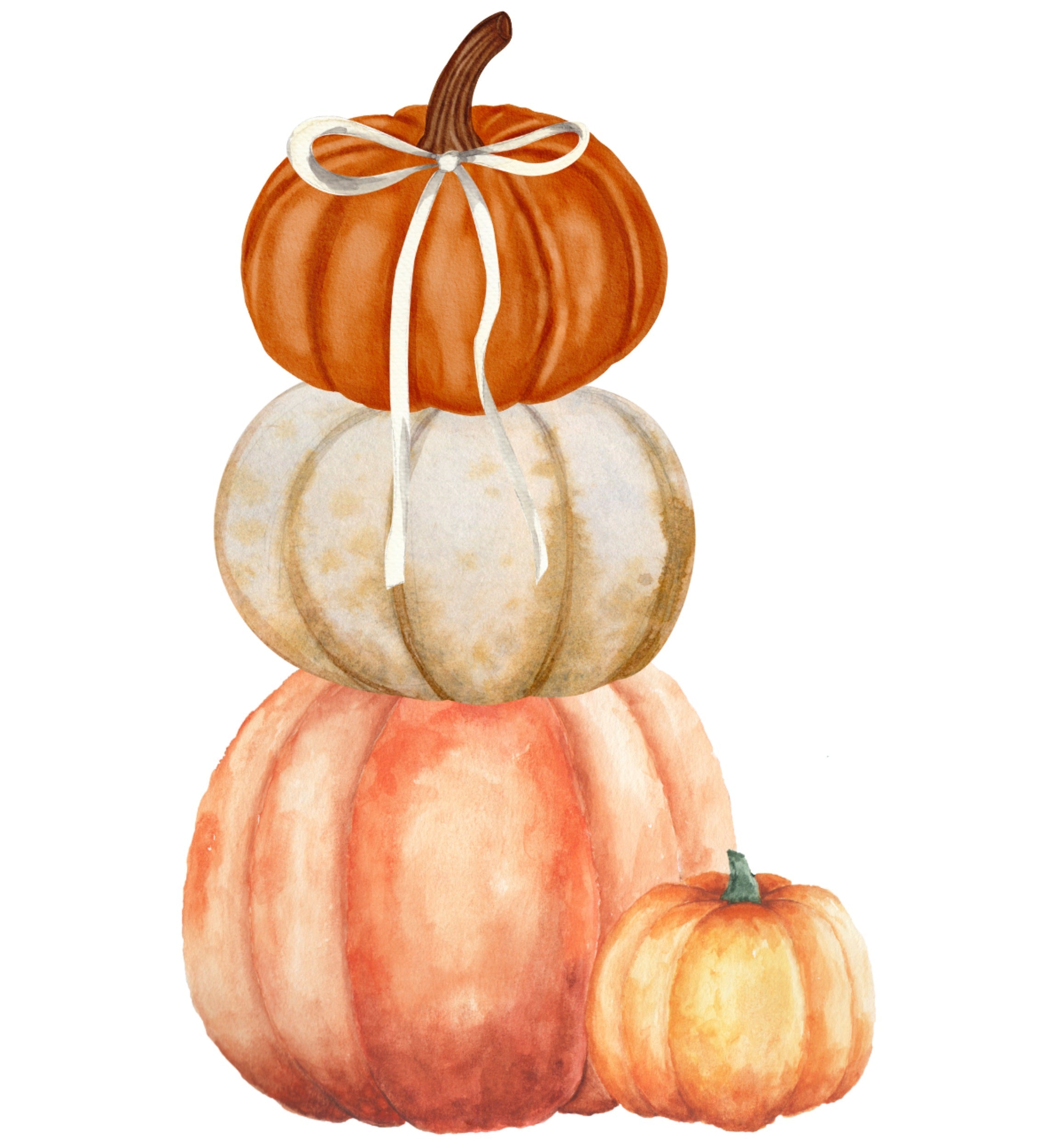 THOMAS AND LEE CO TRIPLE STACKED PUMPKINS