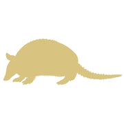 Basic Shape Armadillo MDF Cutout Silhouette - Unfinished For DIY