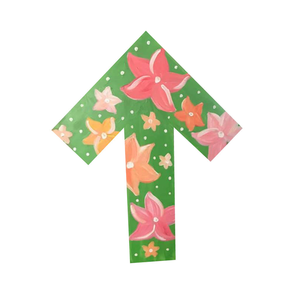Basic Shape Arrow MDF Cutout Upward Arrow Silhouette - Unfinished For DIY