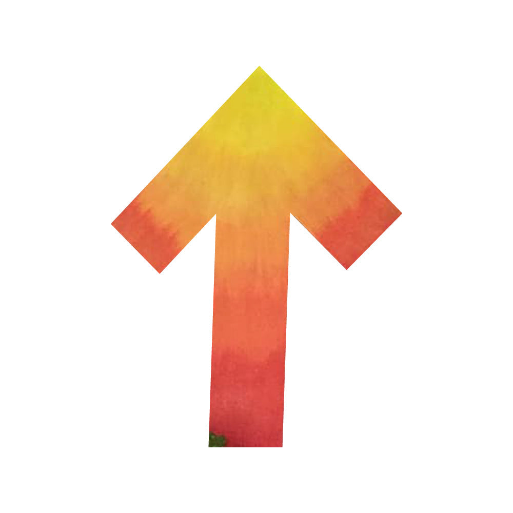Basic Shape Arrow MDF Cutout Upward Arrow Silhouette - Unfinished For DIY
